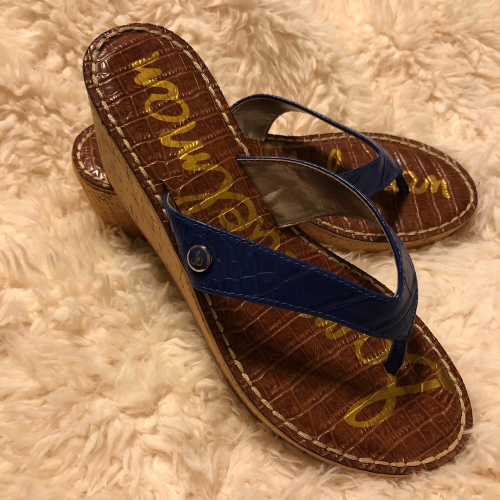 Sam Edelman Wedge Sandal - Picture 2 of 8